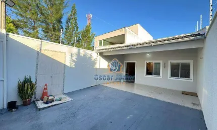 Conrtável Casa Plana 3 Suítes à venda, 111 m² por R$ 480.000 - Sapiranga - Fortaleza/CE