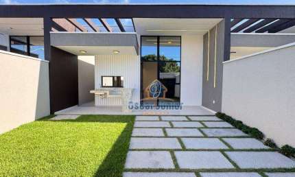 Luxuosa Casa Plana 3 Quartos (2 Suítes Sendo 1 Reversível) à venda, 107,88 m² por R$ 469.000 - Centro - Eusébio/CE