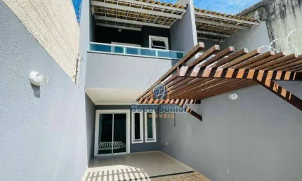 Casa duplex com 3 quartos (2 suítes)à venda, 110 m² por r$ 350.000 - passaré - fortaleza/ce