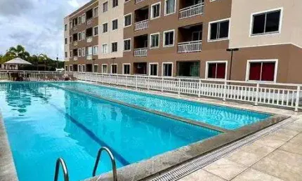 Apartamento para venda possui 54 metros quadrados com 2 quartos em Urucunema - Eusébio - CE