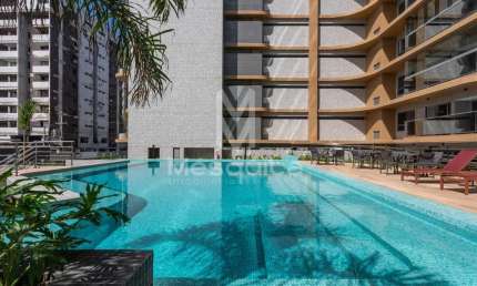 Apartamento Novo, Nascente/sul com 120m² com 3 suítes + 2 vagas no Jardim Oceania