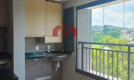 Apartamento para Locação em Barueri, Alphaville Empresarial, 2 dormitórios, 1 suíte, 1 banheiro, 1 vaga
