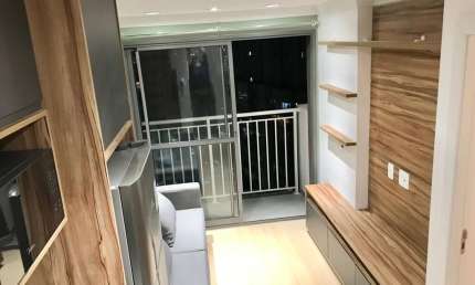 Studio mobiliado no Itaim Bibi - 27m², 1 quarto, 1 banheiro e Varanda