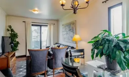 Lindo apartamento no brooklin com 98m² - 3 quartos - 1 suíte - 2 banheiros e 1 vaga