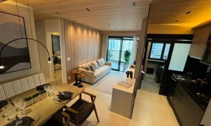 O último decorado à venda no edifício expand são 73m² em pinheiros