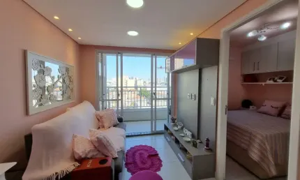 VENDO BELÍSSIMO APARTAMENTO 32M², 1 DORMITÓRIO SEM VAGA - BELENZINHO - SP