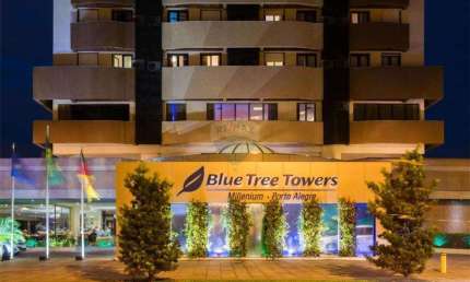 Flat com Serviços Exclusivos no Blue Tree Towers Millenium Porto Alegre Hotel!