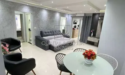 Apartamento com 3 quartos frente ao mar na Aviação em Praia Grande