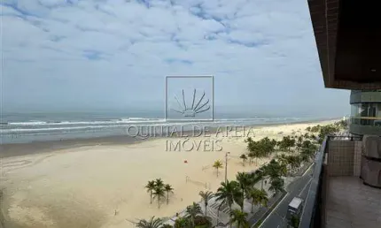 APARTAMENTO COM 4 QUARTOS NA AVIAÇÃO FRENTE AO MAR NA PRAIA GRANDE