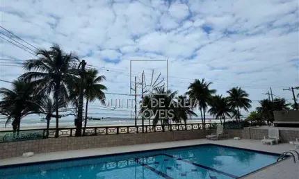 APARTAMENTO COM 2 QUARTOS FRENTE AO MAR NA AVIAÇÃO EM PRAIA GRANDE
