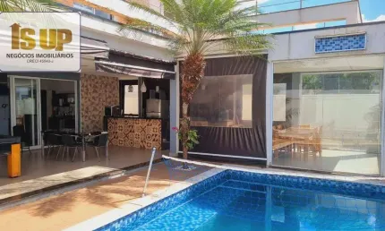 Sobrado com 3 dormitórios à venda, 400 m² por R$ 1.800.000,00 - Condomínio Athenas - Paulínia/SP