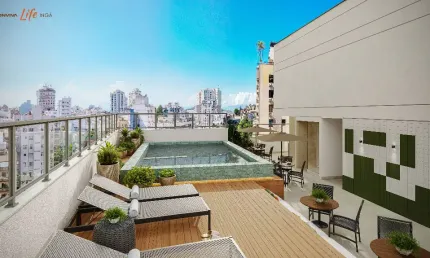 LOFTS e Apartamentos de 1 e 2 quartos com varanda e Lazer.
