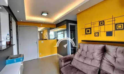 Apartamento mobiliado com 2 dormitórios à venda, 52 m² por r$ 235.000 - passo das pedras - porto alegre/rs