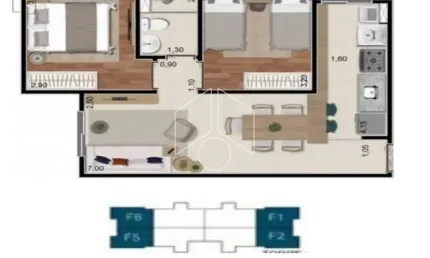 Apartamento com 2 quartos à venda na Rua Doutor Calim Garcia, 205157, Jardim América, Marília