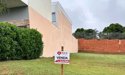 Terreno em condomínio fechado à venda na Rua Santa Helena, 90087, Jardim Alvorada, Marília