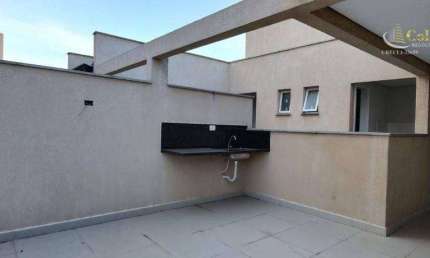 Cobertura com 2 dormitórios à venda, 84 m² por R$ 520.000,00 - Campestre - Santo André/SP