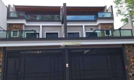 Sobrado com 3 dormitórios à venda, 210 m² - Jardim - Santo André/SP