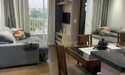 Apartamento com 2 dormitórios à venda, 50 m² por R$ 371.000,00 - Vila Príncipe de Gales - Santo André/SP