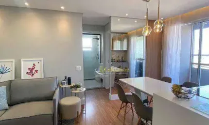 Apartamento com 2 dormitórios à venda, 50 m² por R$ 445.500,00 - Vila Metalúrgica - Santo André/SP
