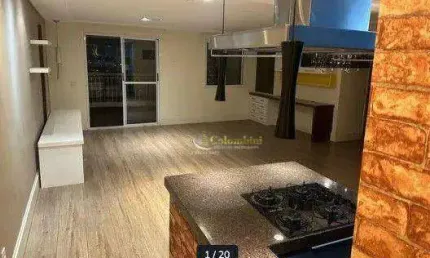 Apartamento com 3 dormitórios à venda, 115 m² por R$ 1.120.000,00 - Vila Valparaíso - Santo André/SP