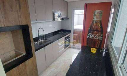 Cobertura com Jacuzzi com 3 dormitórios à venda, 124 m² por R$ 798.000 - Vila Scarpelli - Santo André/SP