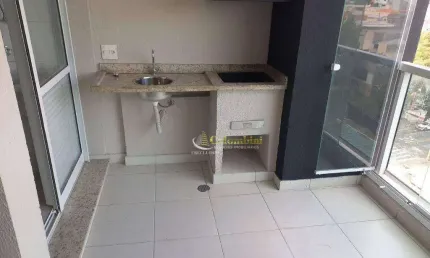 Apartamento com 2 dormitórios para alugar, 75 m² por R$ 4.855,70/mês - Barcelona - São Caetano do Sul/SP
