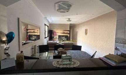 Apartamento com 3 dormitórios à venda, 107 m² - Vila Camilópolis - Santo André/SP