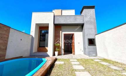 Casa com 3 dormitórios à venda, 80 m² por R$ 450.000,00 - Nereidas - Guaratuba/PR