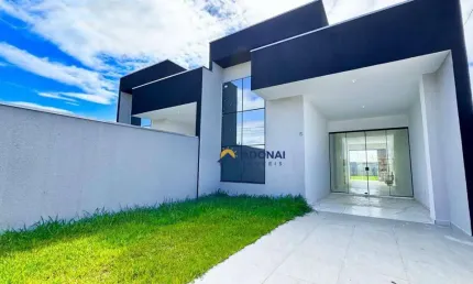 Casa Nova com 3 dormitórios à venda, 103 m² por R$ 490.000 - Eliana - Guaratuba/PR