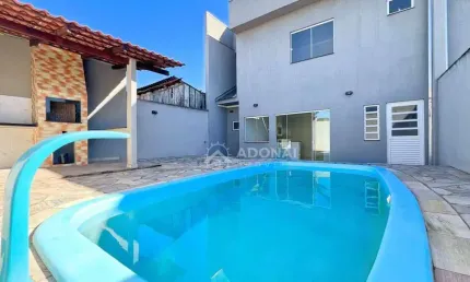 Sobrado com Piscina, 3 dormitórios à venda, 138 m² por R$ 520.000 - Piçarras - Guaratuba/PR
