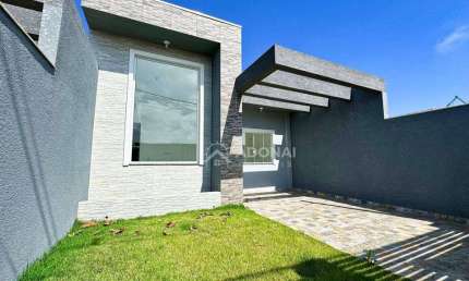 Casa Nova com Piscina, 3 dormitórios à venda, 97 m² por R$ 535.000 - Eliana - Guaratuba/PR