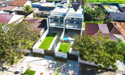 Sobrado Novo a 1 Quadra do Mar, com 3 dormitórios à venda, 140 m² por R$ 750.000 - Coroados - Guaratuba/PR