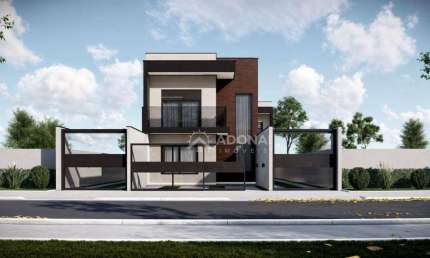 Sobrado Novo com Piscina, 3 dormitórios à venda, 137 m² por R$ 830.000 - Eliana - Guaratuba/PR