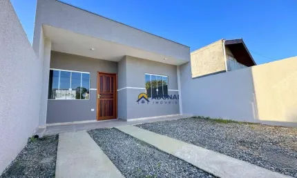 Casa Nova, com 2 dormitórios à venda, 54 m² por R$ 270.000 - Nereidas - Guaratuba/PR