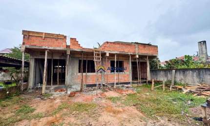 Casa em Construção, com 2 dormitórios à venda, 57 m² por R$ 370.000 - Coroados - Guaratuba/PR