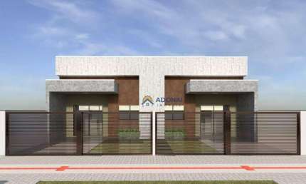 Casa Nova com Piscina, 3 dormitórios à venda, 120 m² por R$ 650.000 - Eliana - Guaratuba/PR