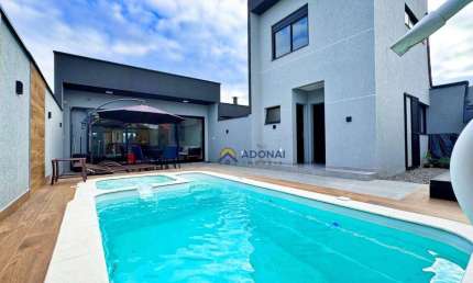 CASA INTELIGENTE, com 4 dormitórios e Piscina, à venda, 189 m² por R$ 1.580.000 - Balneario Eliana - Guaratuba/PR