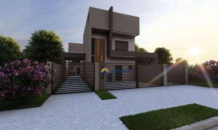 Sobrado com 3 dormitórios à venda, 171 m² por R$ 699.000,00 - Coroados - Guaratuba/PR