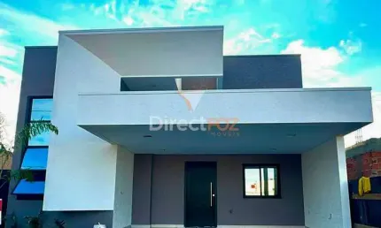 Casa em condomínio fechado com 3 quartos à venda na Heitor Vila-Lobos, 55, Três Bandeiras, Foz do Iguaçu por R$ 1.050.000