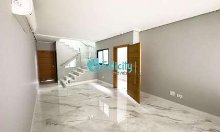 Sobrado NOVO com 3 suítes, 4 vagas, 250m2 no Pq. São Domingos