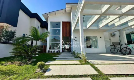 Casa em condomínio fechado com 4 quartos à venda na Rua Marginal Quatro, 8, Costa Nova, Caraguatatuba