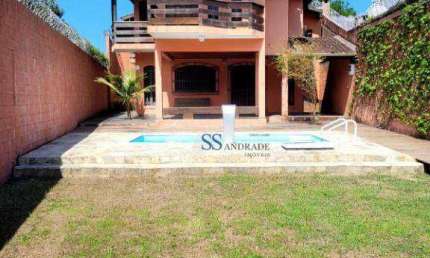 Casa com 4 dormitórios, 215 m² - venda por R$ 900.000,00 ou aluguel por R$ 5.695,80/mês - Massaguaçu - Caraguatatuba/SP