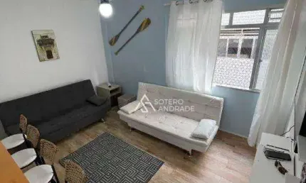 Apartamento com 1 quarto à venda na Avenida Rio Branco, 273, Canto do Forte, Praia Grande
