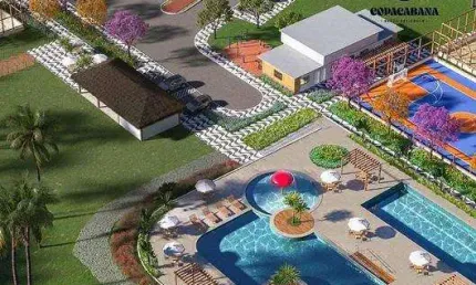 Lote à venda no copacabana residence, capuã, barra dos coqueiros, se