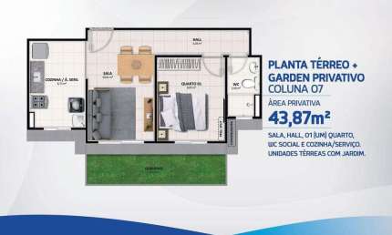 Apartamento à venda no PÉROLAS DO MAR MAIS VIVER , COSTA PARADISO , Barra dos Coqueiros, SE