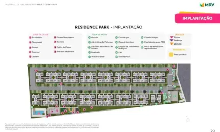 Apartamento à venda no RESIDENCE PARK - MRV - RUA DO REGISTRO - BARRA , BARRA DE JANGADA , Jaboatão dos Guararapes, PE