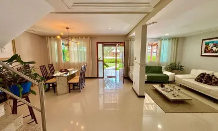Casa à venda no amparo riverside - rua carlos conceição - miragem , buraquinho , lauro de freitas, ba