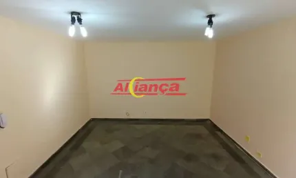 Sala para alugar, 25 m² - bairro - centro - guarulhos/sp - por r$ 740,00