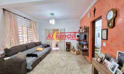 SOBRADO PARA ALUGAR COM 160M², 03 QUARTOS, SUÍTE, VILA FLÓRIDA - GUARULHOS/SP POR R$4.000,00