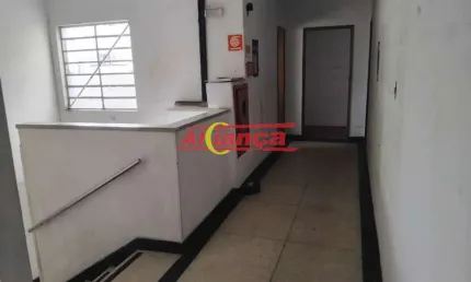 Sala com cozinha ampla para alugar 100m², centro - guarulhos por r$ 3.000,00